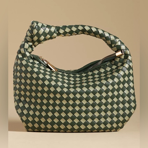 The Brigitte Satchel By Melie Bianco: Check Edition for Anthropologie, NWT - Picture 5 of 7